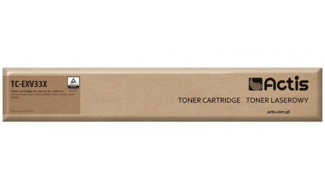 Actis TC-EXV33X tooner (asendus Canon C-EXV33; standard; 14600 lehte; must)