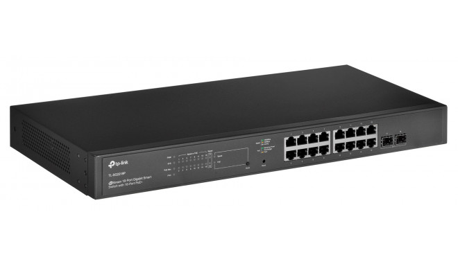TP-Link JetStream 18-pordiline Gigabit Smart Switch 16 PoE+ pordiga