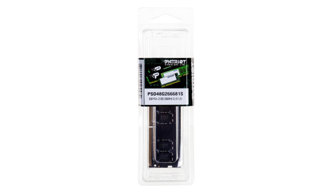 Patriot Memory Signature PSD48G266681S mälumoodul 8 GB DDR4 2666 MHz