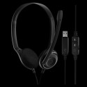 Sennheiser PC 8 USB Headset Wired Headband Office/Call Centre USB Type-A Black