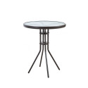 Table DUBLIN D60xH70cm, dark brown