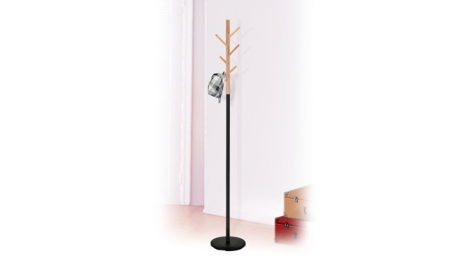 Coat rack FOREST D28xH180cm, black