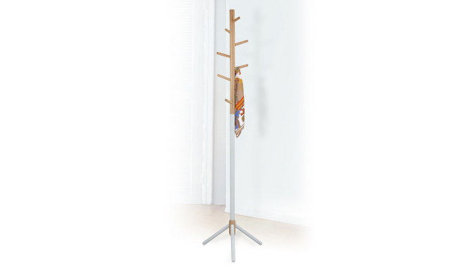 Coat rack FOREST 44x49xH166cm, white