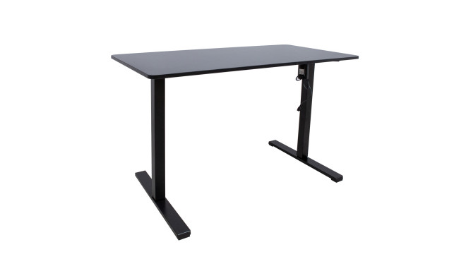 Desk ERGO OPTIMAL with 1 motor 120x60cm, black