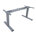 Töölaud ERGO OPTIMAL 2-mootoriga 140x80cm, hallikasvalge