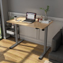 Desk ERGO OPTIMAL with 1 motor 120x60cm, oak/grey