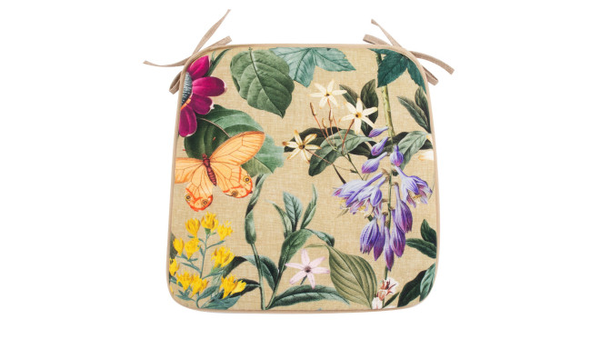 Toolikate AMAZONIA 39x39x2,5cm, bee˛ lilleline, 100% polüester