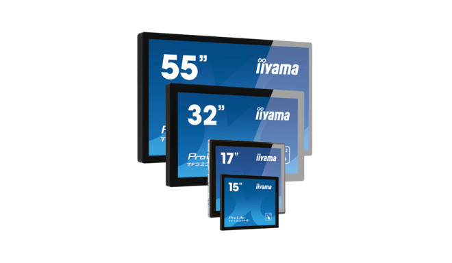iiyama ProLite TF1534MC-B7X, 38.1 cm (15''), Projected Capacitive, 10 TP, black