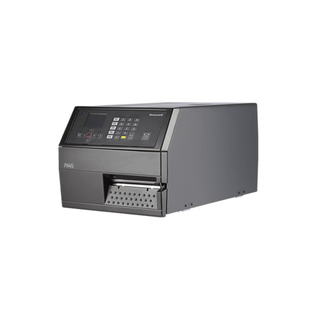 Honeywell PX45, 8 dots/mm (203 dpi), peeler, rewind, LTS, disp. (colour), RTC, Ethernet, multi-IF