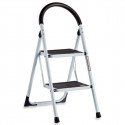 Folding ladder White Black Grey Metal 38 x 50 x 84 cm (6 Units)