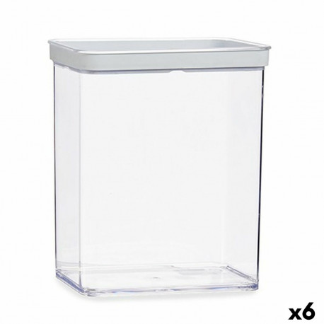 Jar Gondol G-695 G-695 Transparent Silicone polystyrene ABS 3,3 L 10,5 x 23,7 x 21 cm (6 Units)