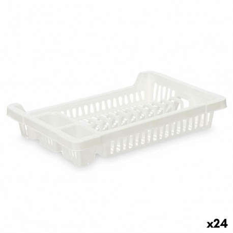 Köögi Kraanikausi Kuivatusrest Kinvara 2601407-2 2601407-2 Valge Plastmass 42,5 x 7 x 29,5 cm (24 Üh