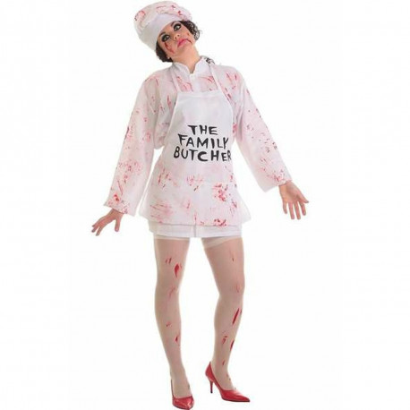 Costume for Adults Butcher Lady L M/L (3 Pieces)