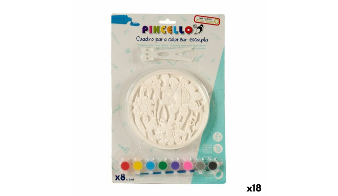 Craft Game Painting Plaster 3,5 x 38 x 25 cm (18 Units)