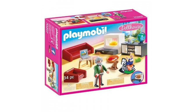 Playset Dollhouse Living Room Playmobil 70207 Столовый набор (34 pcs)