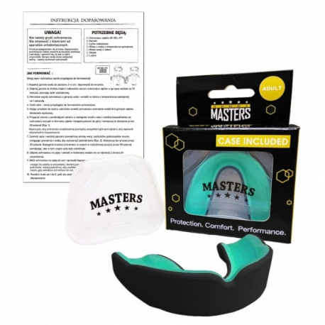Mouthguards Masters OZ-GEL-FIT Senior 08008-S03 no product (orange)