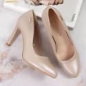 Pumps on the post Sergio Leone W SK3AC pearl nude (39)