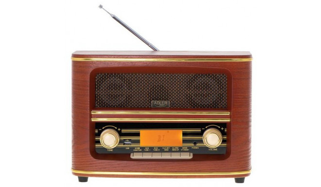 Adler raadio Retro AD1187, pruun