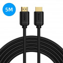 Kaabel HDMI-HDMI 5.0m (HDMI 2.0) must 4K 30Hz, BASEUS