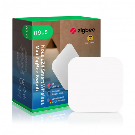 NOUS LZ4 mini smart wireless ZigBee switch, TUYA / Smart Life