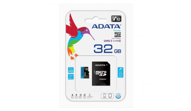 ADATA 32GB MicroSDHC UHS-I Class10 +ad