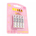 TESLA Batteries AAA Toys Girl  LR03/1.5V 4pcs