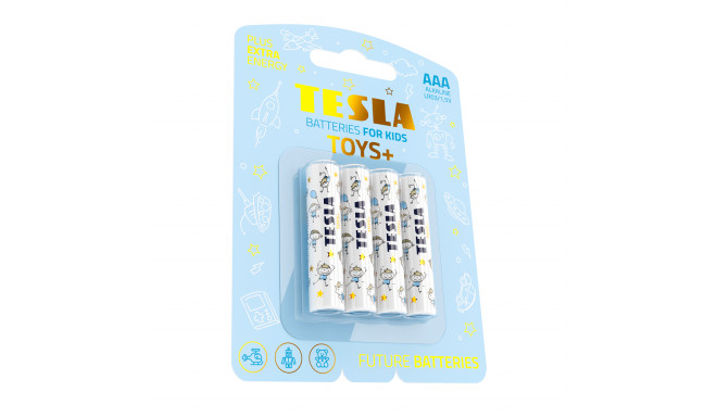 TESLA Batteries AAA Toys Boys  LR03/1.5V 4pcs