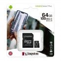 Kingston mälukaart microSDHC 64GB Class 10 Canvas Select Plus