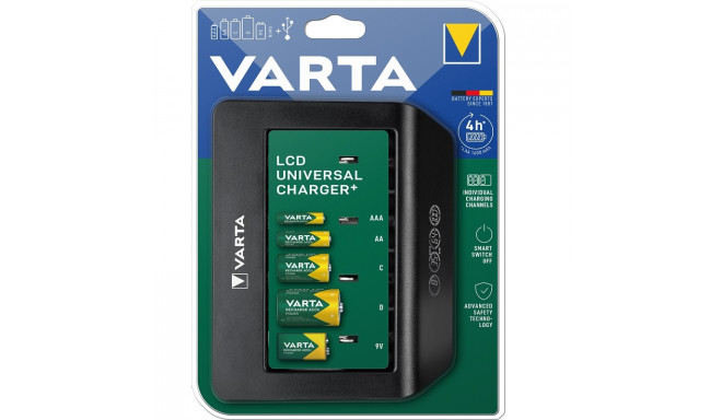 Akupatarei laadija Varta LCD 57688 NiMH Universaalne