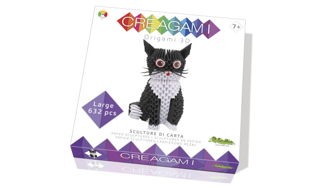 Creagami Origami 3D Cat 632 Pieces
