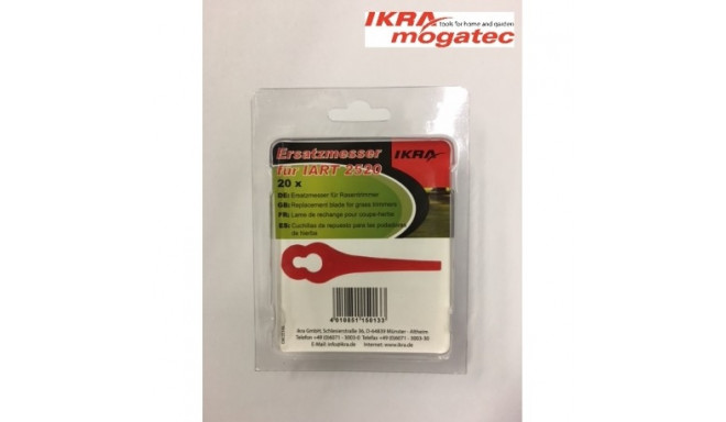 Nylon blades 20 pcs. for "IKRA mogatec" cordless grass trimmer IAT 20-1(IART 2520)