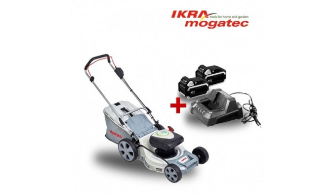 Cordless Lawn Mower 40V 5Ah IKRA IAM 40-4325 - FULL SET