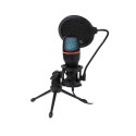 Microphone capacitive standing MART AC-02 triple USB LED