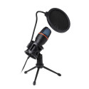 Microphone capacitive standing MART AC-02 triple USB LED