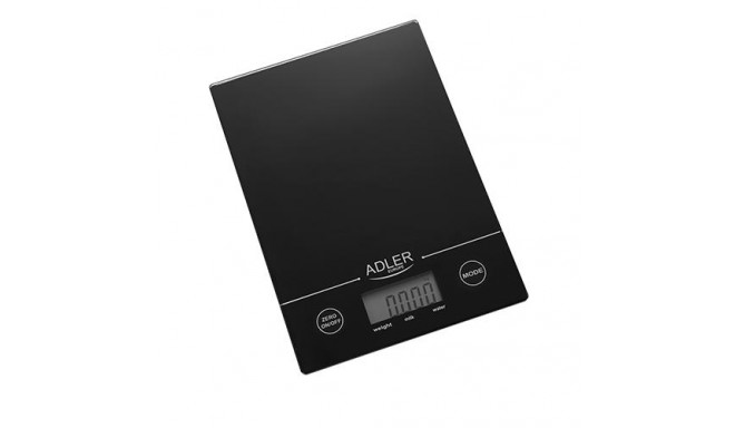 Adler AD 3138 b Black Countertop Rectangle Mechanical kitchen scale