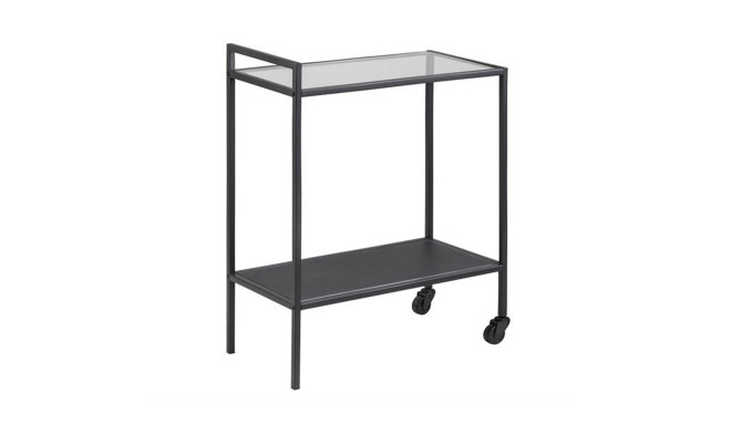 Serving trolley SEAFORD 60x30xH75cm, black