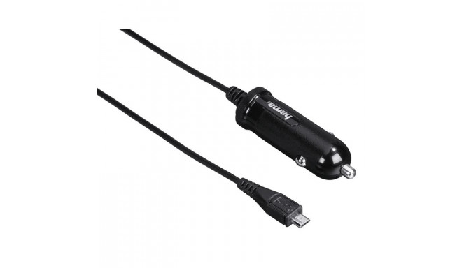 Hama micro-USB autolaadija, must