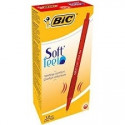 BIC Ballpoint pens SOFTFEEL CLIC 0.32 mm, red, 1 pcs.