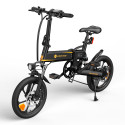 Electric bicycle ADO A16 XE, Black