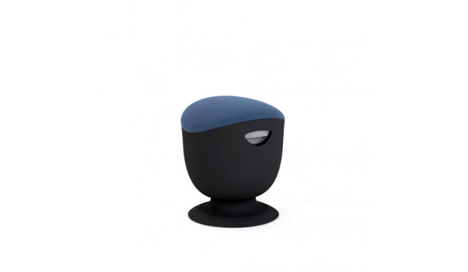 Up Up Seul ergonomic balance stool Black, D47 Blue fabric