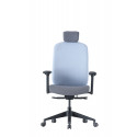 Up Up Athene ergonomic office chair Black, Grey + Blue fabric