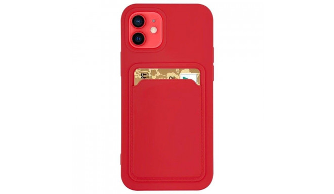 Card Case Silicone Wallet Case With Card Slot Documents For Samsung Galaxy S21 + 5G (S21 Plus 5G) Re