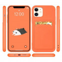 Hurtel kaitseümbris Card Xiaomi Redmi 10X 4G/Redmi Note 9, burgundy