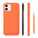 Hurtel kaitseümbris Card Xiaomi Redmi 10X 4G/Redmi Note 9, burgundy