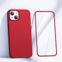 Joyroom kaitseümbris 360 Full Case iPhone 13 + kaitseklaas, punane
