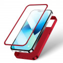 Joyroom kaitseümbris 360 Full Case iPhone 13 + kaitseklaas, punane