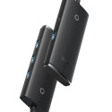 Baseus Lite Series HUB 4-Port (USB-A to 4xUSB-A 3.0) 0.25m black (WKQX030001)