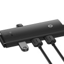 Baseus Lite Series HUB 4-Port (USB-A to 4xUSB-A 3.0) 0.25m black (WKQX030001)