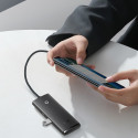 Baseus Lite Series HUB 4-Port (USB-A to 4xUSB-A 3.0) 0.25m black (WKQX030001)