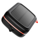 Bezdrátová sluchátka Choetech TWS vodotěsná se solárním panelem a vestavěnou 2500mAh powerbankou čer